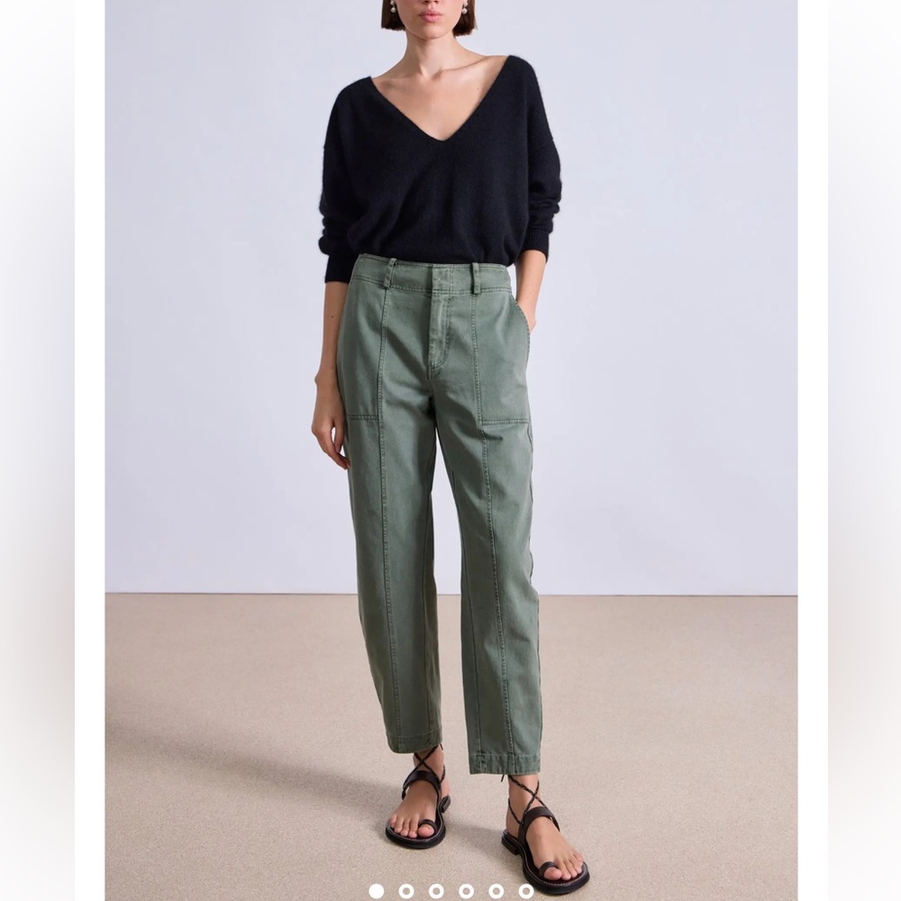 NWOT APIECE APART /MERA PANT / Size 0/ Color THYME